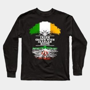 Irish Grown With Iranian Roots - Gift for Iranian With Roots From Iran Long Sleeve T-Shirt